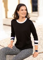 Pullover in weich fliessendem Feinstrick 