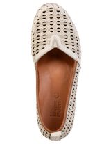 ELENA EDEN, sommerliche Damen-Slipper, Weite G, mit herausnehmbarem Fussbett BEIGE