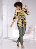 Longbluse mit Hemdkragen 