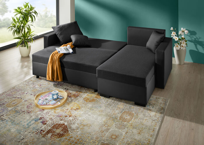 Polsterecke mit Funktion SCHW.-ANTHRAZIT