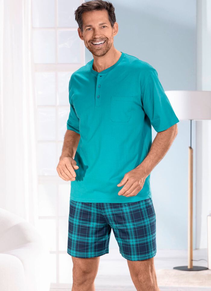 Shorty mit Knopfleiste 