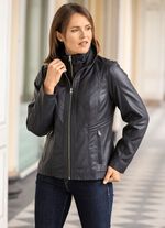 Lederkurzjacke von &laquo;Caminari&raquo; 