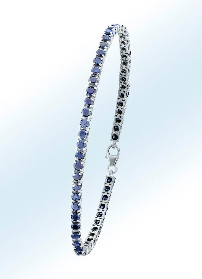 Armband mit schwarzen Safiren 