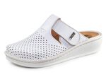 Mubb, sommerliche Damen-Clogs, Weite H, mit herausnehmbarem Fussbett WEISS