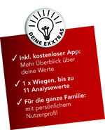 MAXXMEE Körperanalyse-Waage mit LCD-Display 