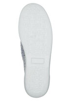 ELENA EDEN, sommerliche Damen-Slipper, Weite G, mit herausnehmbarem Fussbett SILBERGRAU