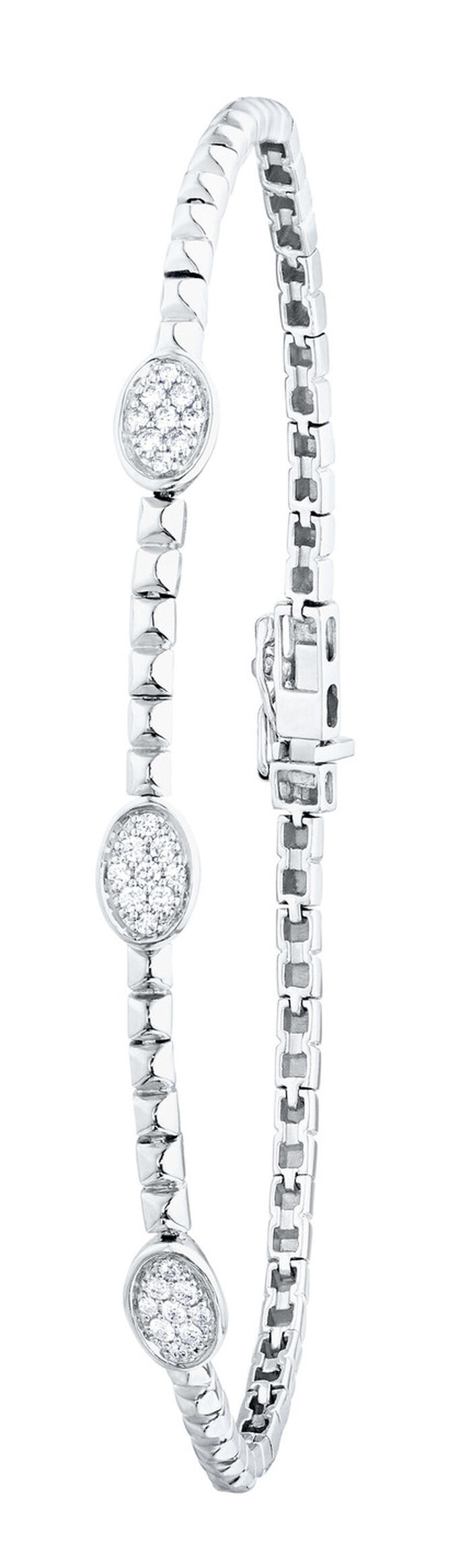 Hochwertiges Weißgold Armband 