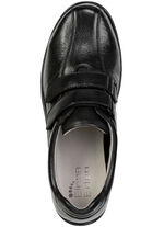 ELENA EDEN, bequeme Damen-Slipper, Weite H, mit herausnehmbarem Fussbett SCHWARZ