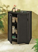 Ger&auml;teschrank aus Kunststoff ANTHRAZIT