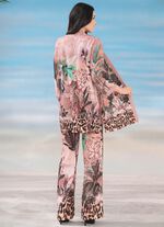 Laurina Hose mit farbbrillantem Druckdessin 