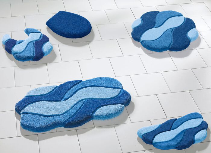 &laquo;Grund&raquo; Badgarnitur in verschiedenen Farben BLAU