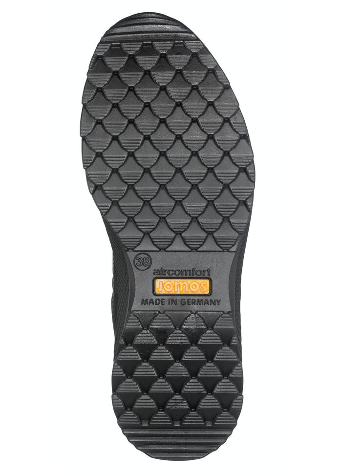 Bootie mit zwei verstellbaren Klattspangen SCHWARZ