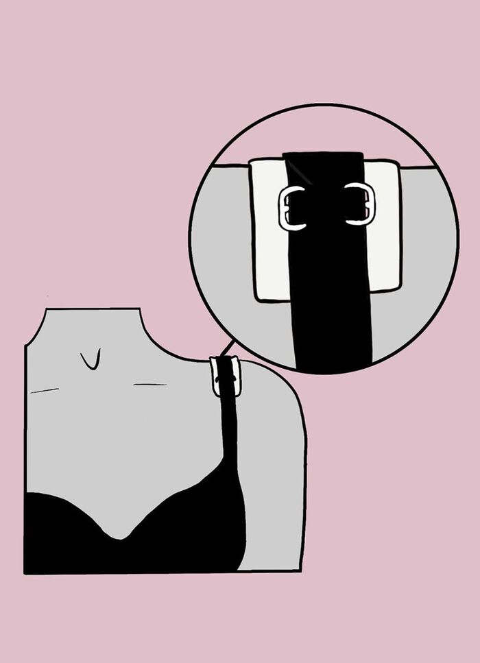 Miss Perfect 1 Paar Tr&auml;gerpolster 