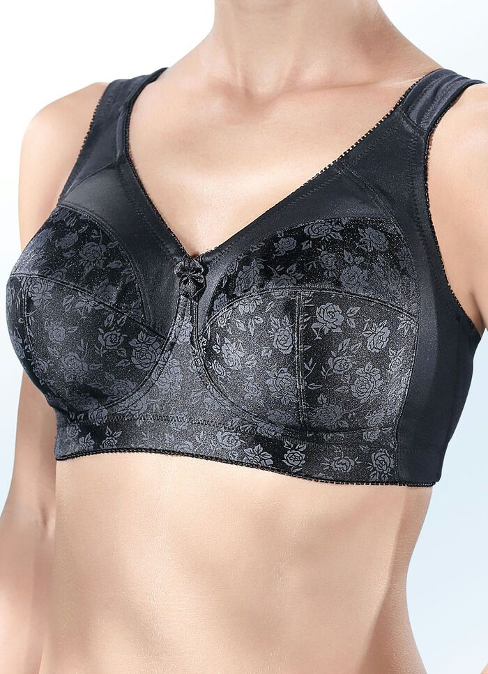 BH mit verstärkten Untercups SCHWARZ