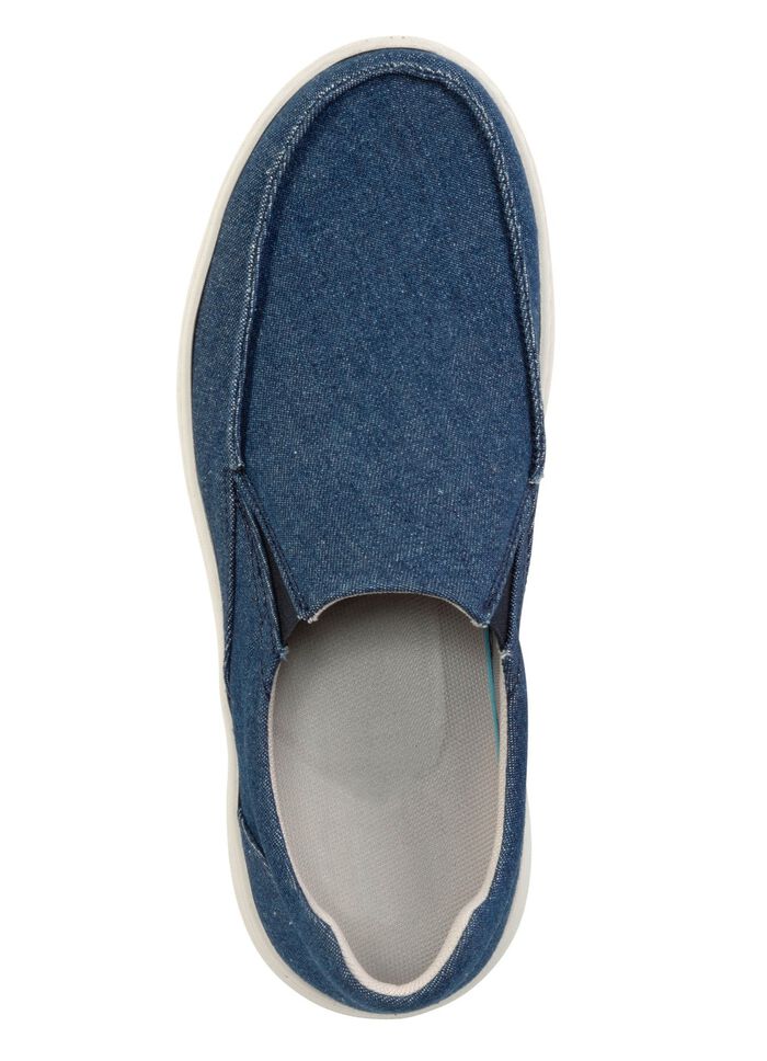 GINO GALANTE Slipper aus Jeansmaterial BLAU