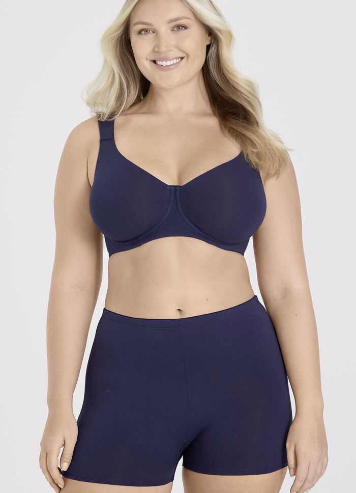 Miss Mary B&uuml;gel-BH mit hautsympathischer BIO-Baumwolle MARINE