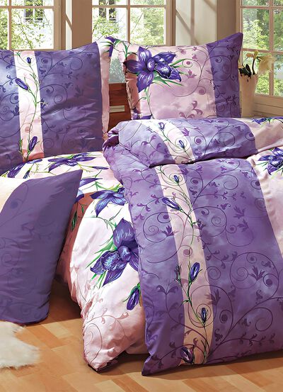 Microfaser-Bettwäsche-Set, 6-teilig, mit Reissverschluss 