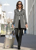 Hose im angesagten Materialmix 