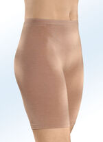 Sylvia Speidel Zweierpack Longpants mit bequemen Elastikbund 1x KARAMELL MELIERT, 1x SCHWARZ