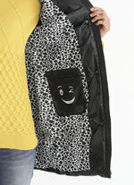 Funktions-Longgilet mit 2-Wege-Reissverschluss 