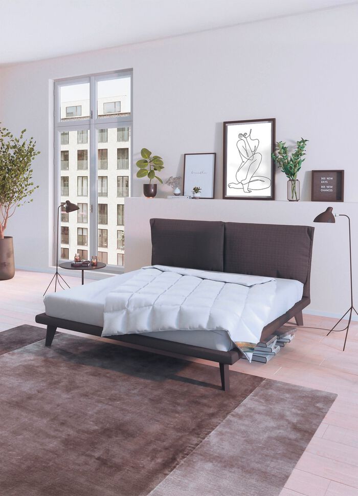 Herrlich warme Daunendecken-Serie Wintertr&auml;ume von Spessarttraum WEISS