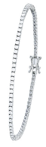 Hochwertiges Weißgold Armband mit Brillanten