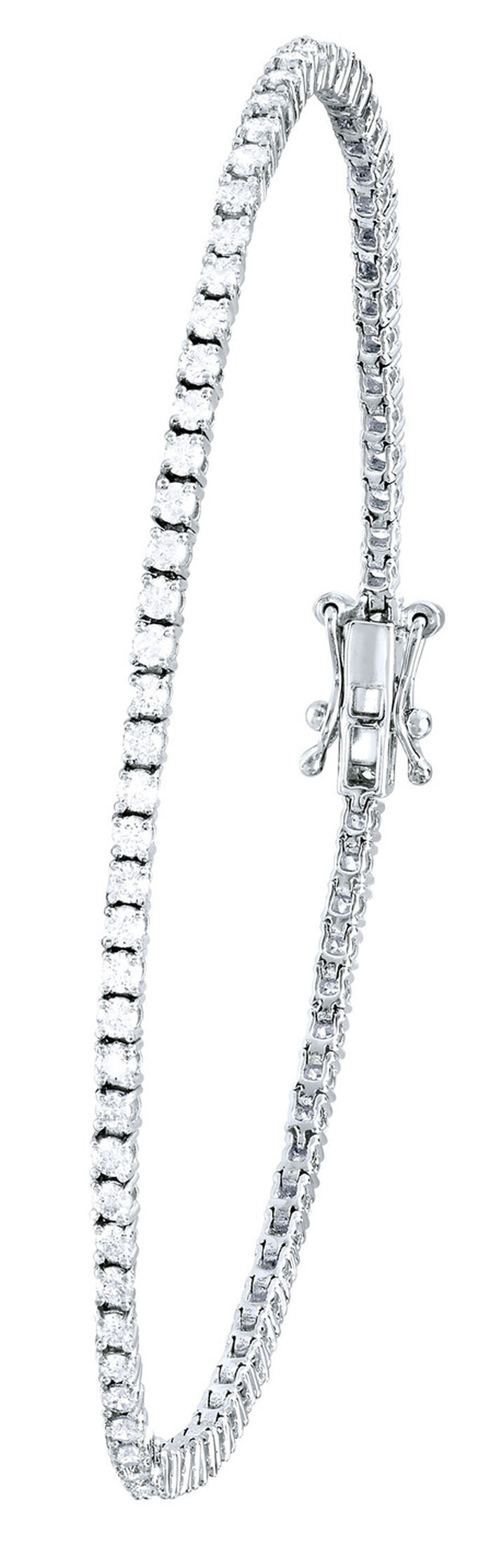 Hochwertiges Weißgold Armband mit Brillanten