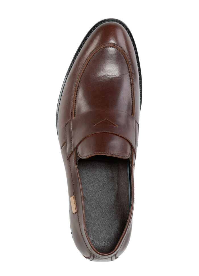 GINO GALANTE, elegante Herren-Slipper, mit herausnehmbarem Fussbett BRAUN