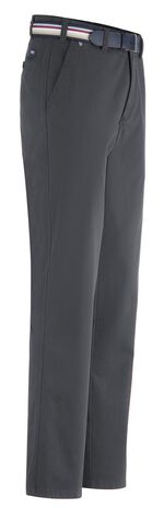 &laquo;Br&uuml;hl&raquo;-Hose mit G&uuml;rtel in 3 Farben DUNKELGRAU