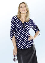 Shirt-Tunika mit tollem Tupfen-Dessin 