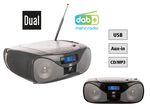 Dual DAB-P 160 Radio mit CD-Spieler GRAU