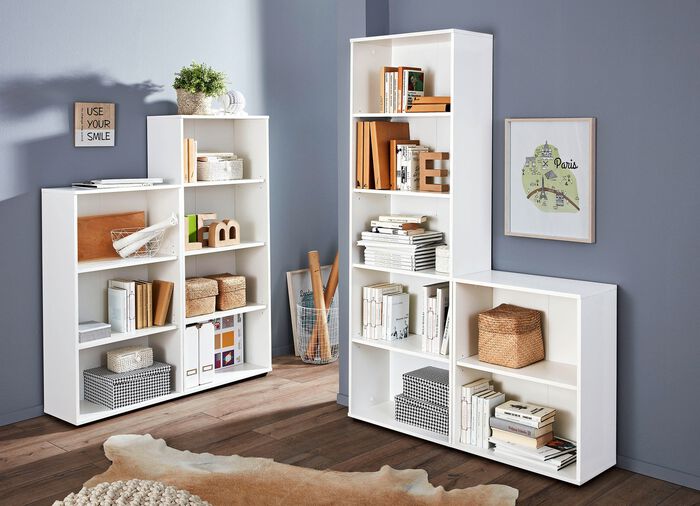 Klassische Regal-Serie mit Kunststofff&uuml;ssen 