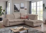 Polsterecke mit Funktion und verstellbaren Kopfst&uuml;tzen BEIGE
