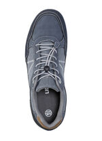 Sneaker mit elastischem Schnellschnürsystem mit Stopper BLAU-COGNAC