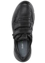 Waldl&auml;ufer Slipper aus Hirschleder SCHWARZ