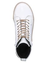 Gemini Stiefelette mit zwei Reissverschl&uuml;sse WEISS