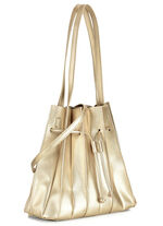 Collezione Alessandro Tasche in toller Plissee-Verarbeitung GOLD