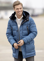 Steppjacke mit abtrennbarer Kapuze 