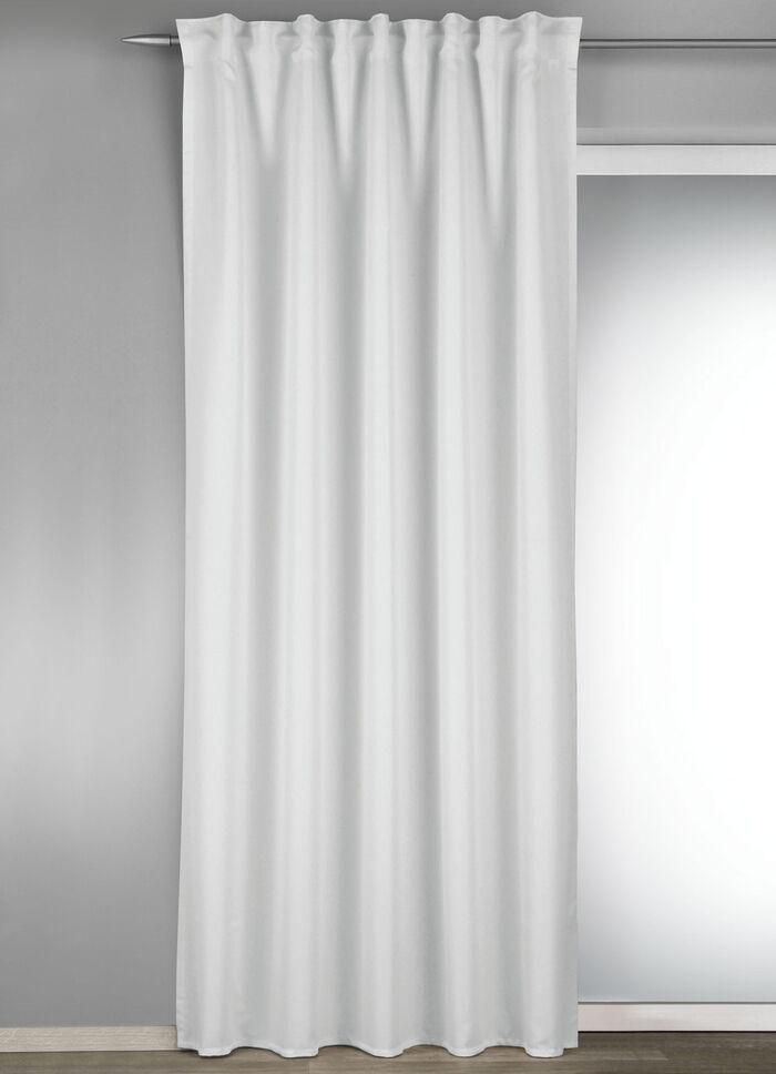 Halbtransparente Übergardine SILBER