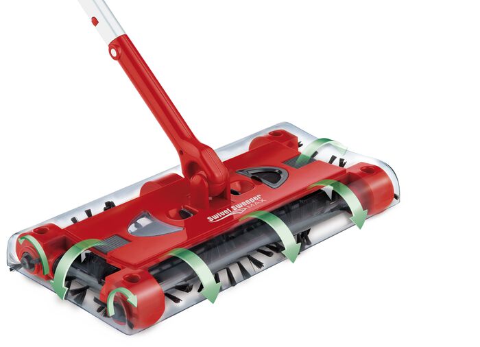 Swivel Sweeper Akku-Besen mit Knickgelenk 