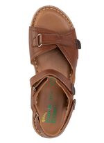 ELENA EDEN Sandale mit Kontrastbes&auml;tzen 