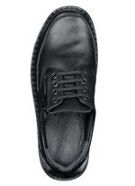 GINO GALANTE, klassische Herren-Schn&uuml;rschuhe, mit herausnehmbarem Fussbett SCHWARZ