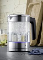 WMF Glaswasserkocher aus Cromargan® Edelstahl 