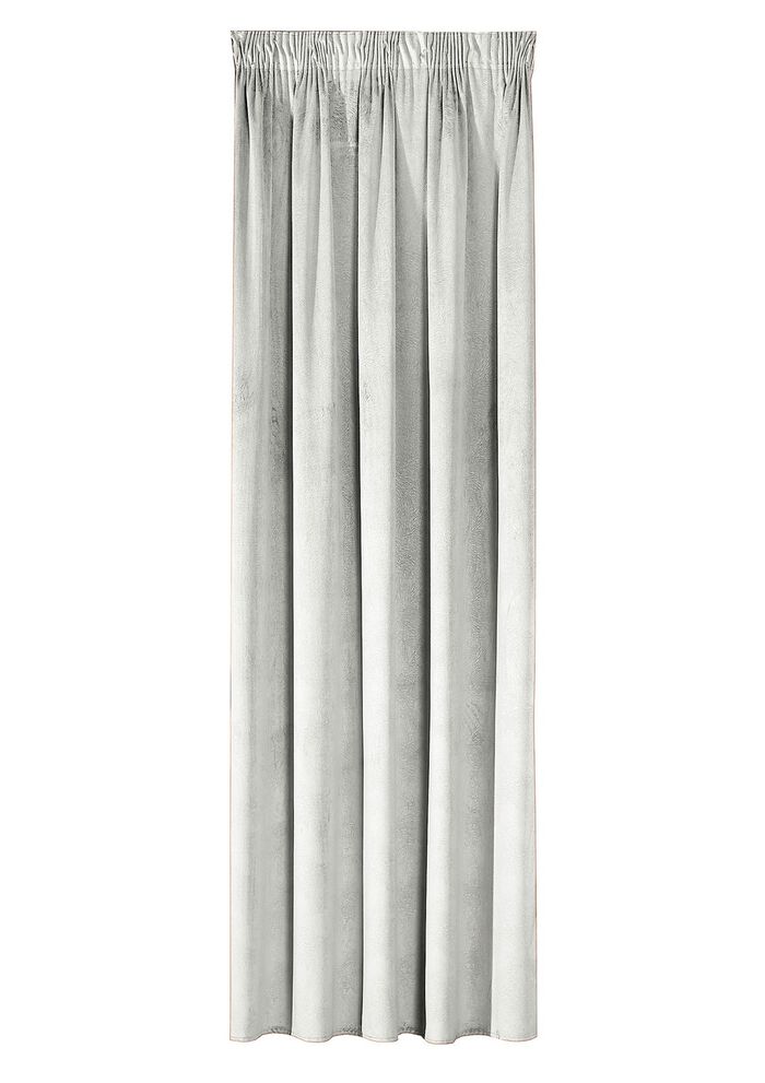 Energiespar-Verdunkelungsschals in Samtoptik CREME