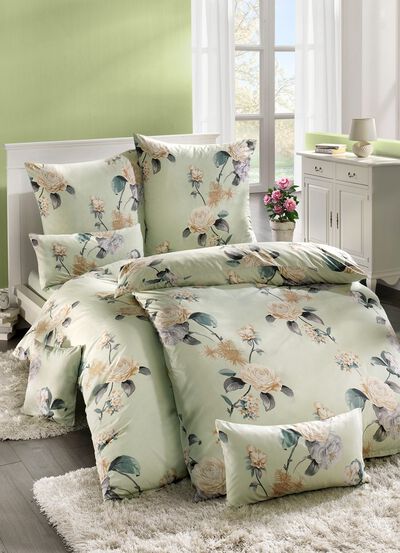 Microfaser Bettw&auml;sche-Garnitur mit Reissverschluss 