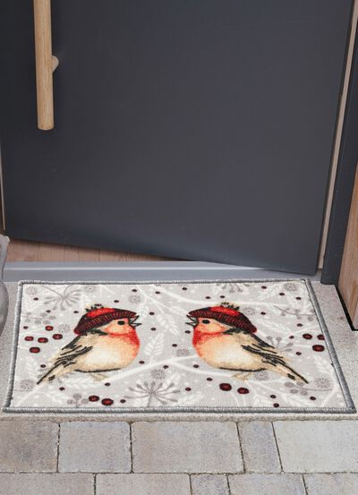 Fussmatte mit rutschhemmender R&uuml;ckseite 