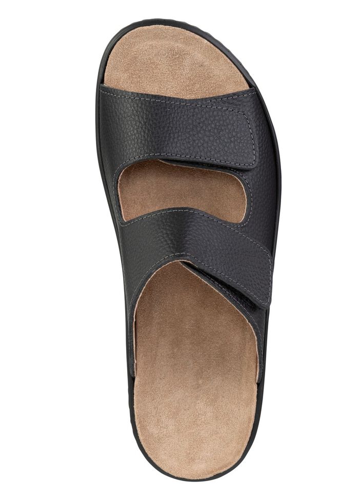 GINO GALANTE, bequeme Herren-Pantoletten, Weite H, mit herausnehmbarem Fussbett 