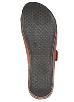 Bequeme Damen-Pantoletten, Weite G, mit Klettverschluss 