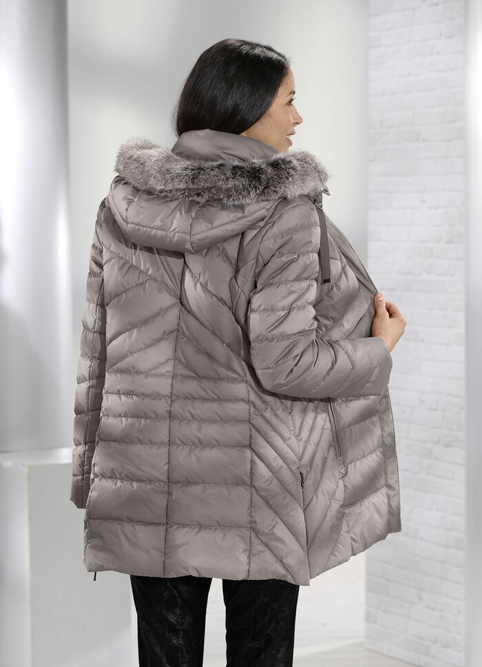 Jacke in 2 Farben STEINGRAU