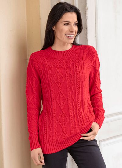 Pullover mit nachhaltig recycelter Baumwolle 